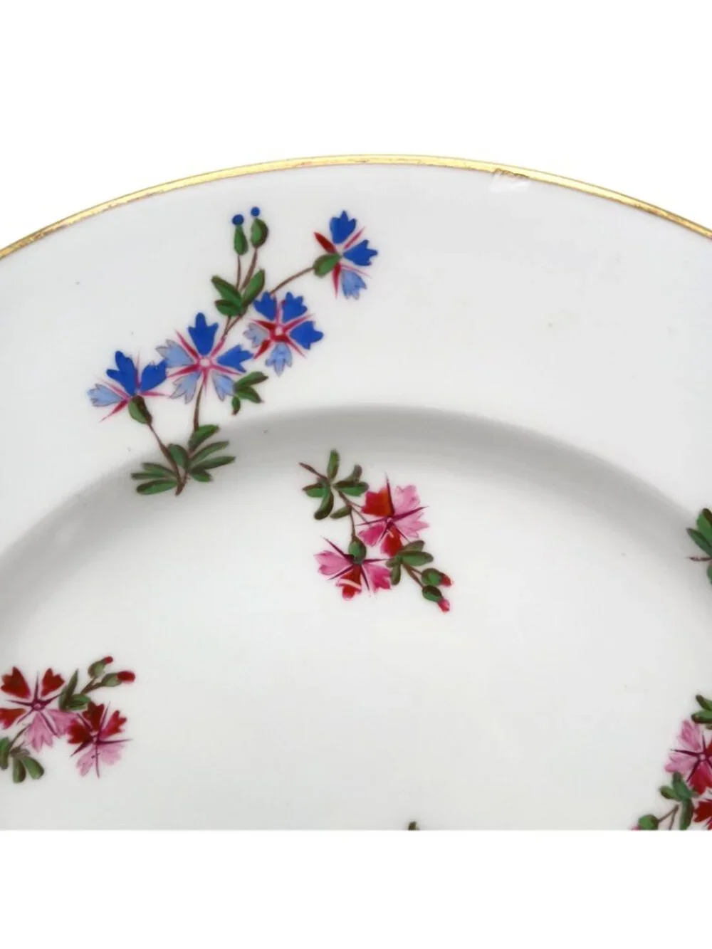Spode Copeland 4687 Blue Pink Floral  9